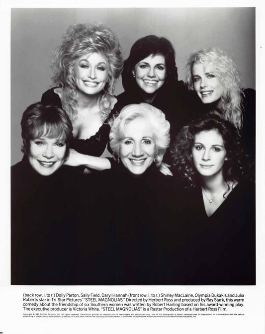 Julia Roberts STEEL MAGNOLIAS Sally Field Dolly Parton original 8x10 press photo