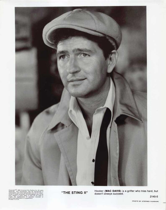 Mac Davis STING 2 original 8x10 press photo 1983