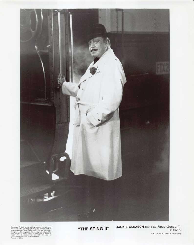 Jackie Gleason STING 2 original 8x10 press photo 1983