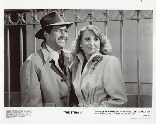 Teri Garr STING 2 Mac Davis original 10x8 press photo 1983
