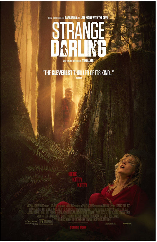 Willa Fitzgerald STRANGE DARLING movie poster 11x17