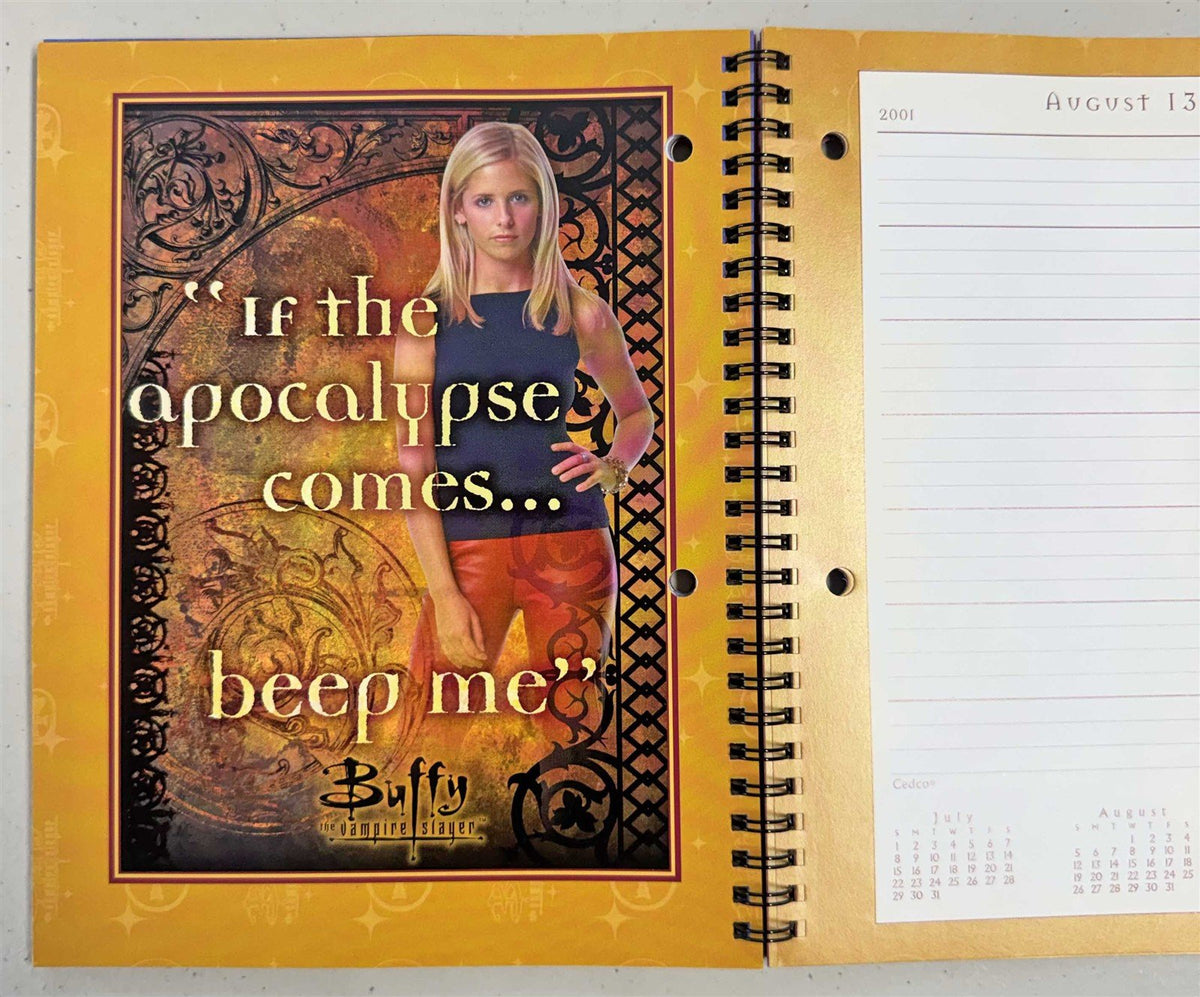 Sarah Michelle Gellar BUFFY THE VAMPIRE SLAYER Student Planner 2000-2001