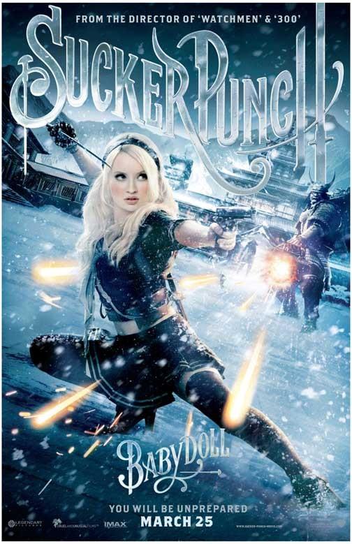 Emily Browning SUCKER PUNCH Babydoll character movie poster 11x17 Zack Snyder