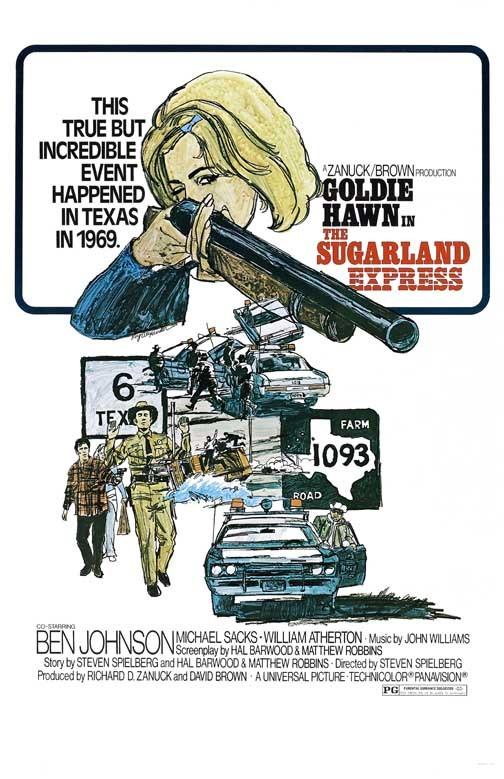 Goldie Hawn SUGARLAND EXPRESS movie poster 11x17 Steven Spielberg