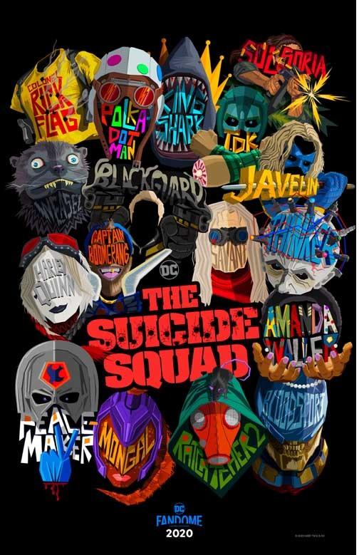 Margot Robbie SUICIDE SQUAD Idris Elba John Cena movie poster 11x17 Fandome