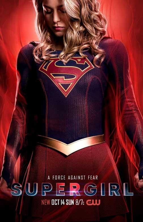 Melissa Benoist SUPERGIRL red character movie poster 11x17 S4