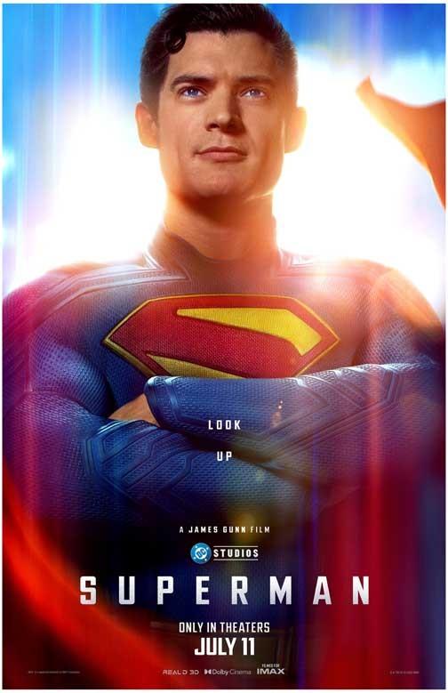 James Gunn's SUPERMAN advance movie poster 11x17