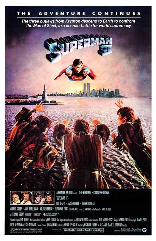 Christopher Reeve SUPERMAN 2 Margot Kidder movie poster 11x17