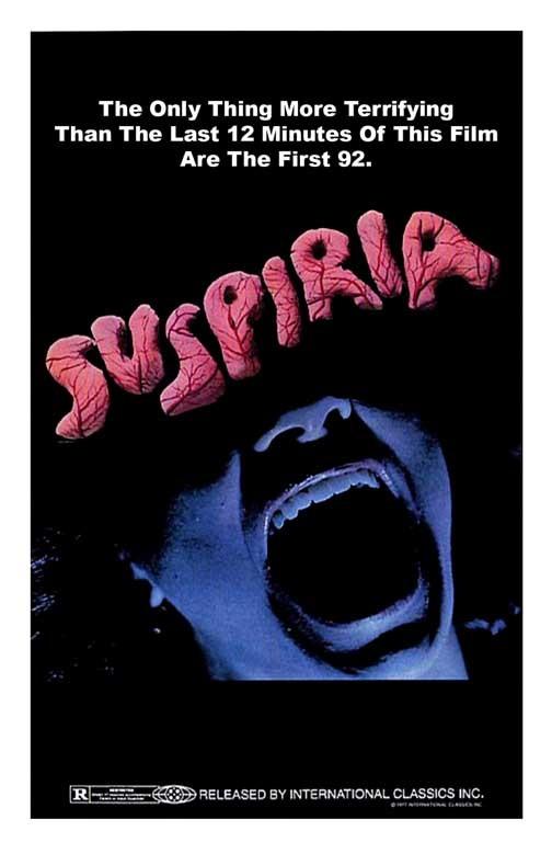 Dario Argento's SUSPIRIA advance movie poster 11x17