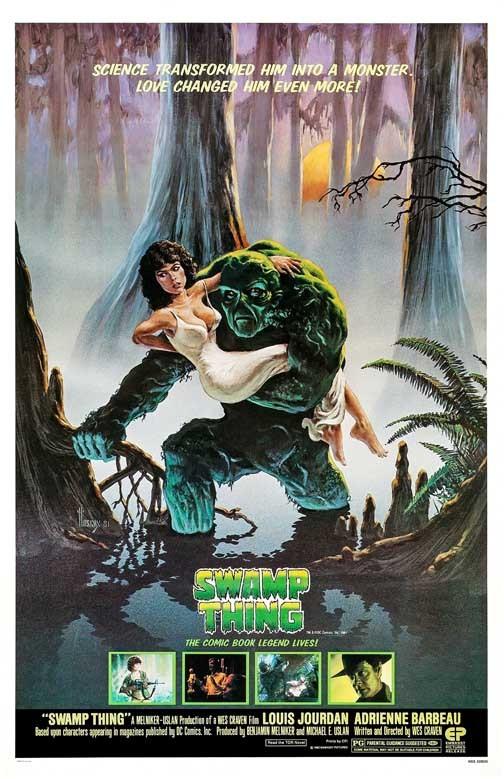 Adrienne Barbeau SWAMP THING Louis Jordan movie poster 11x17 Wes Craven
