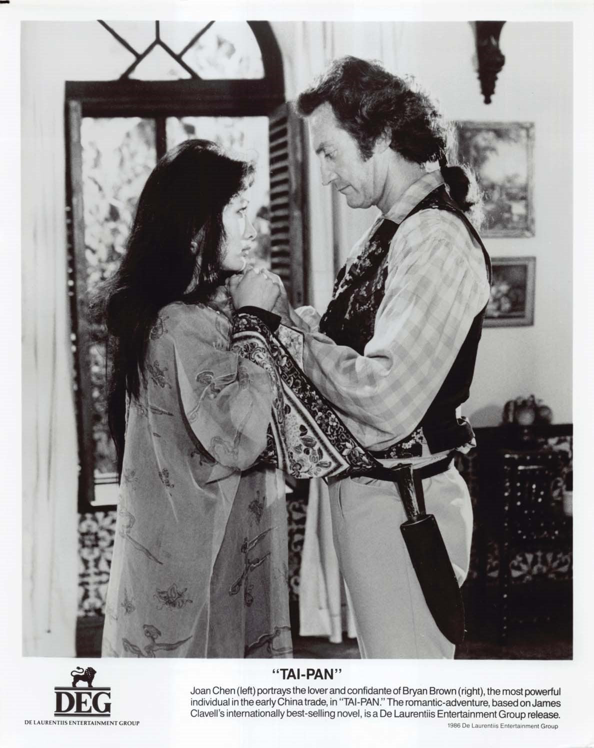 Bryan Brown TAI-PAN Kyra Sedgwick Joan Chen 1986 original 8x10 press photos