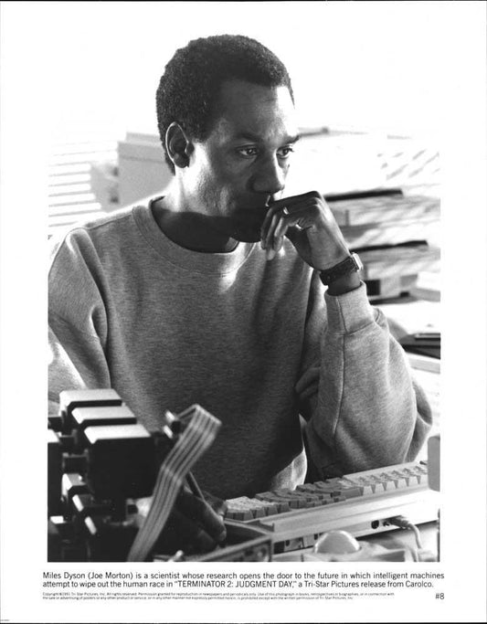 Joe Morton TERMINATOR 2 JUDGMENT DAY original 8x10 press photo 1991