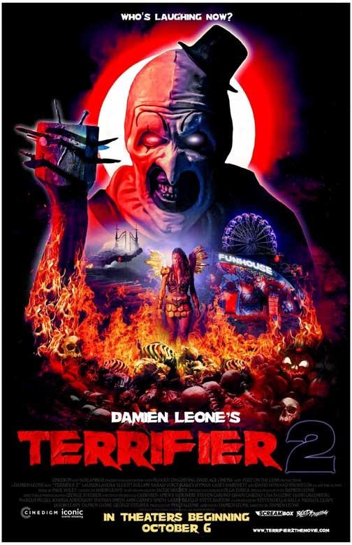 Art the Clown TERRIFIER 2 movie poster 11x17