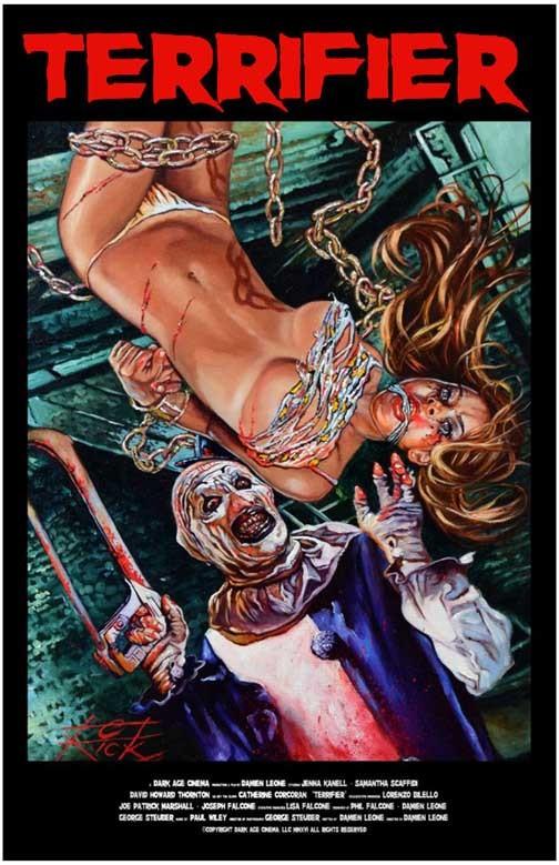 Art the Clown TERRIFIER duo movie poster 11x17