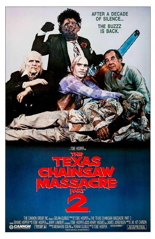 THE TEXAS CHAINSAW MASSACRE PART 2 movie poster 11x17