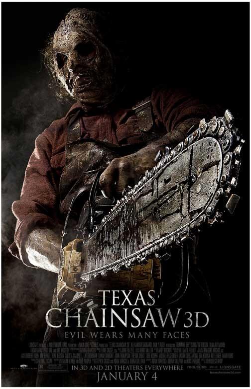 TEXAS CHAINSAW 3D movie poster 11x17