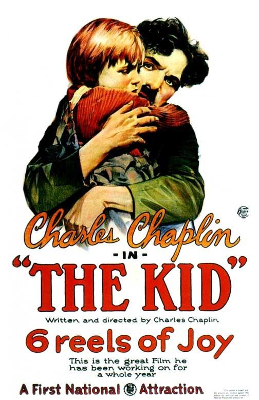 Charlie Chaplin THE KID duo movie poster 11x17