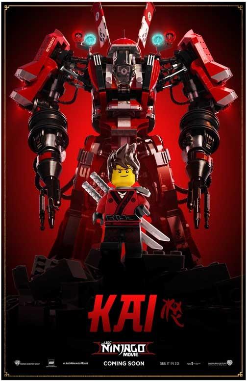 LEGO NINJAGO MOVIE Kai character movie poster 11x17