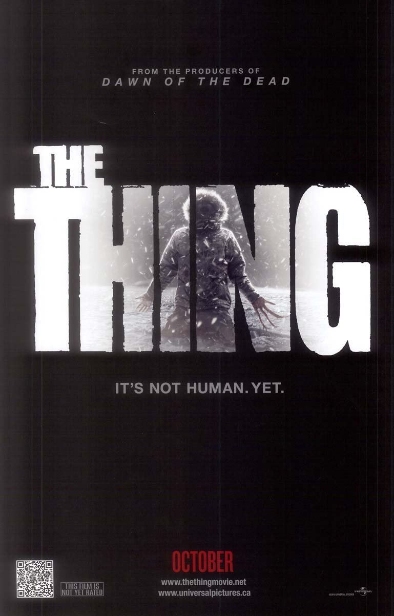 Mary Elizabeth Winstead THE THING Joel Edgerton original movie poster 11x17