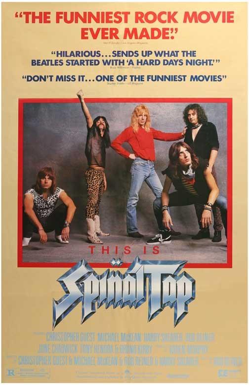 Michael McKean THIS IS SPINAL TAP Christopher Guest movie poster 11x17