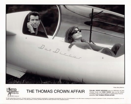 Pierce Brosnan THOMAS CROWN AFFAIR Rene Russo 1999 original 8x10 press photos