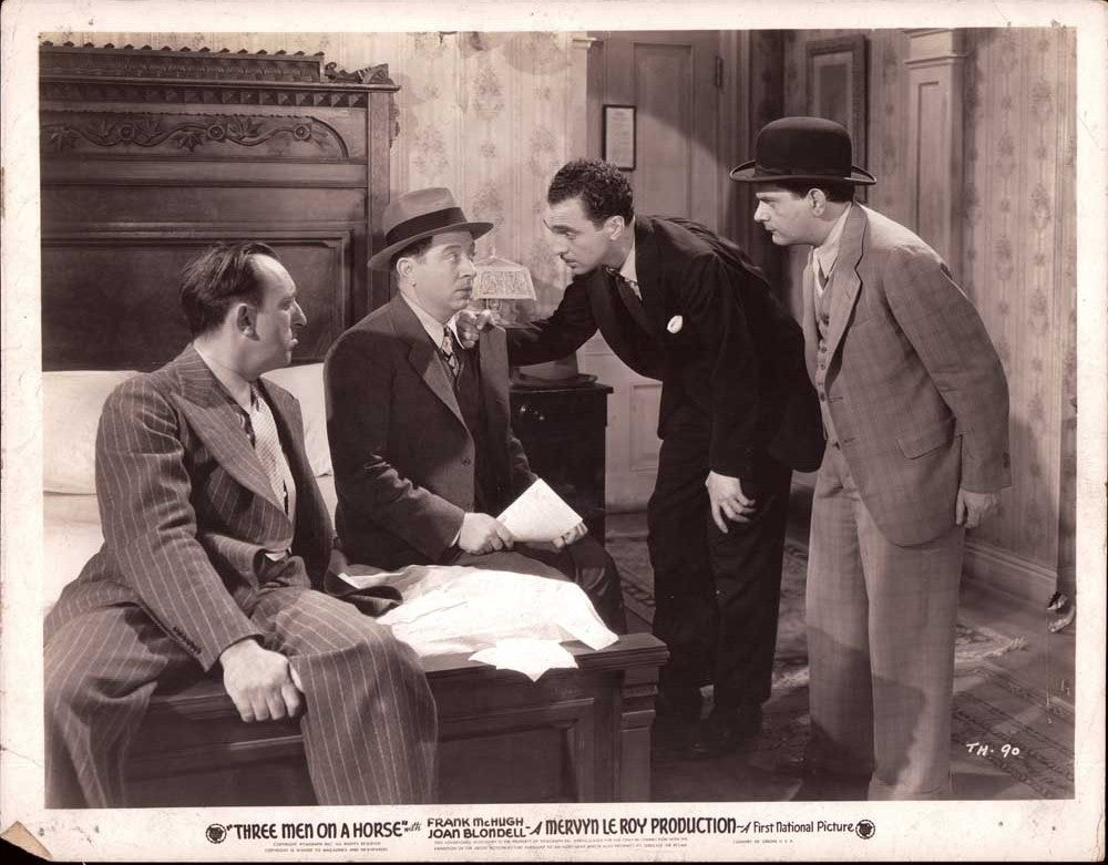 Frank McHugh THREE MEN ON A HORSE Joan Blondell original 10x8 press photos 1936