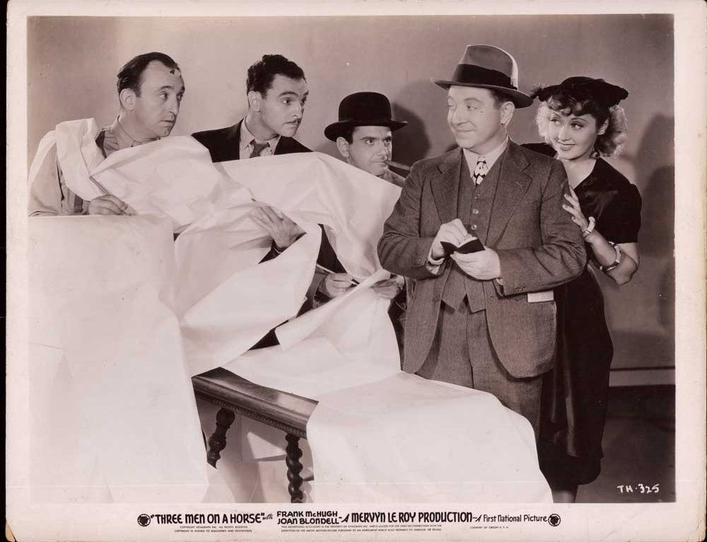 Frank McHugh THREE MEN ON A HORSE Joan Blondell original 10x8 press photos 1936