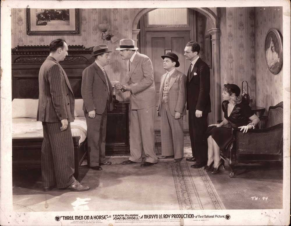 Frank McHugh THREE MEN ON A HORSE Joan Blondell original 10x8 press photos 1936