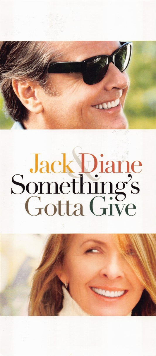 Diane Keaton SOMETHING'S GOTTA GIVE Jack Nicholson premiere ticket 2003