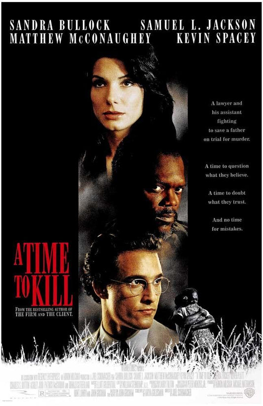 Sandra Bullock A TIME TO KILL Matthew McConaughey movie poster 11x17