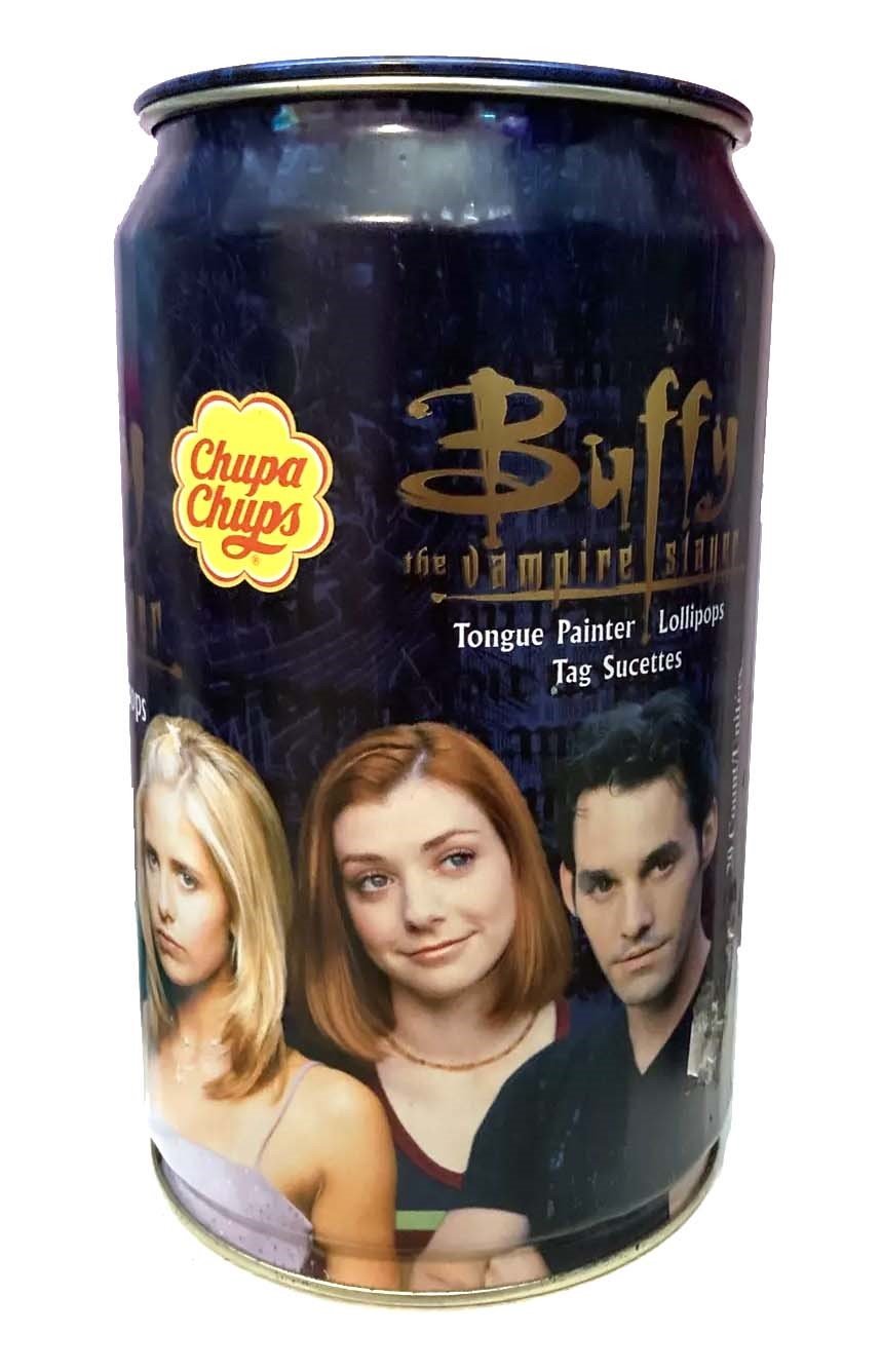 Sarah Michelle Gellar BUFFY THE VAMPIRE SLAYER Chupa Chups Lollipops tin only