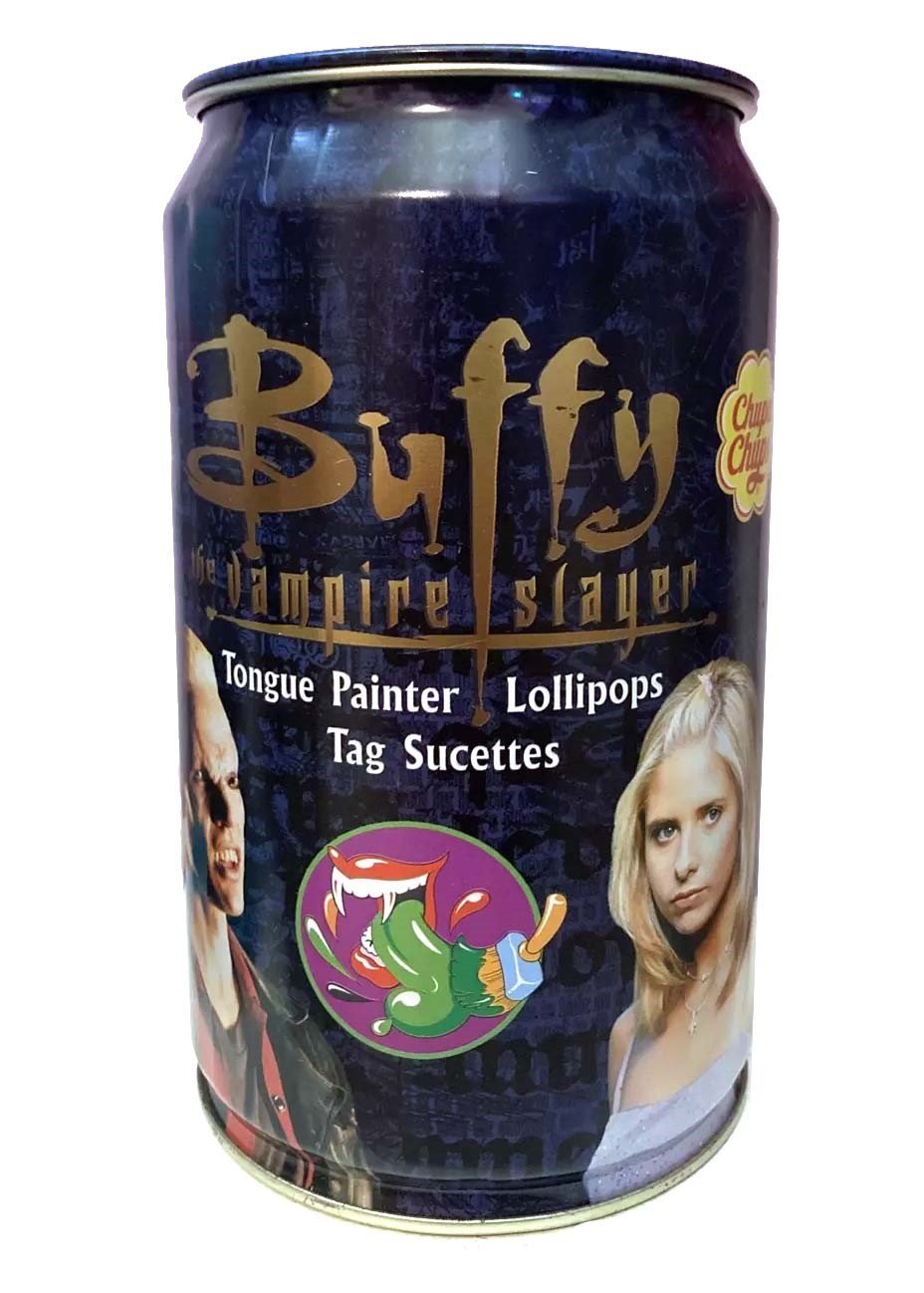 Sarah Michelle Gellar BUFFY THE VAMPIRE SLAYER Chupa Chups Lollipops tin only