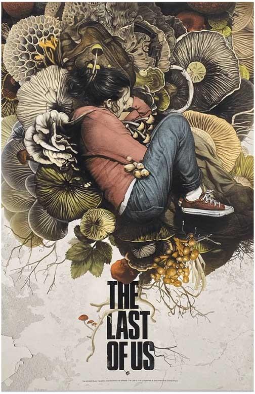 Bella Ramsey THE LAST OF US Ellie sleeping movie poster 11x17