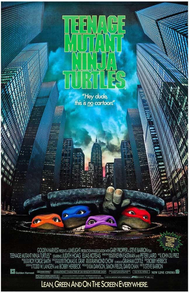 Paige Turco TEENAGE MUTANT NINJA TURTLES 1990's movie poster set 11x17