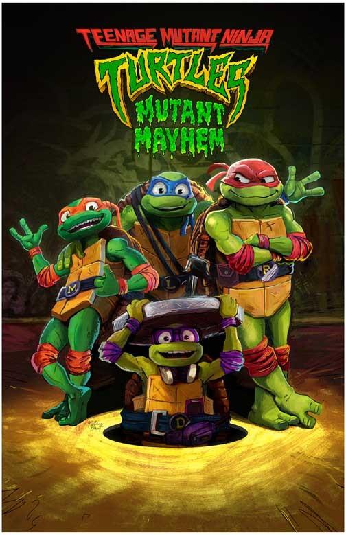 TEENAGE MUTANT NINJA TURTLES MUTANT MAYHEM movie poster 11x17