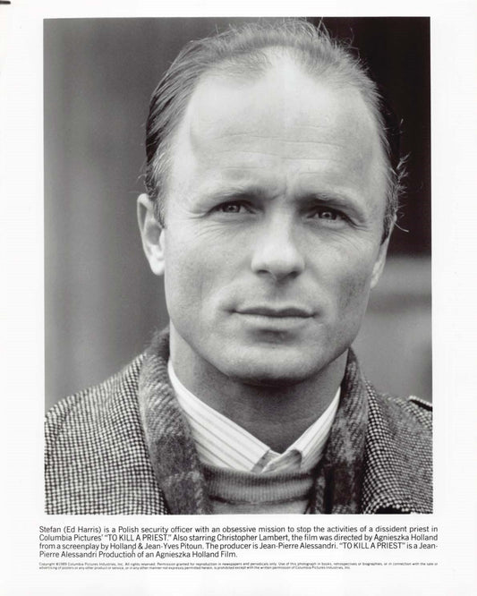 Ed Harris TO KILL A PRIEST 1989 original 8x10 press photo