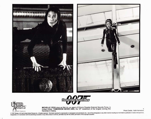 Michelle Yeoh TOMORROW NEVER DIES original 10x8 press photo 1997 James Bond 007