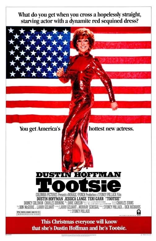 Dustin Hoffman TOOTSIE Jessica Lange Teri Garr movie poster 11x17