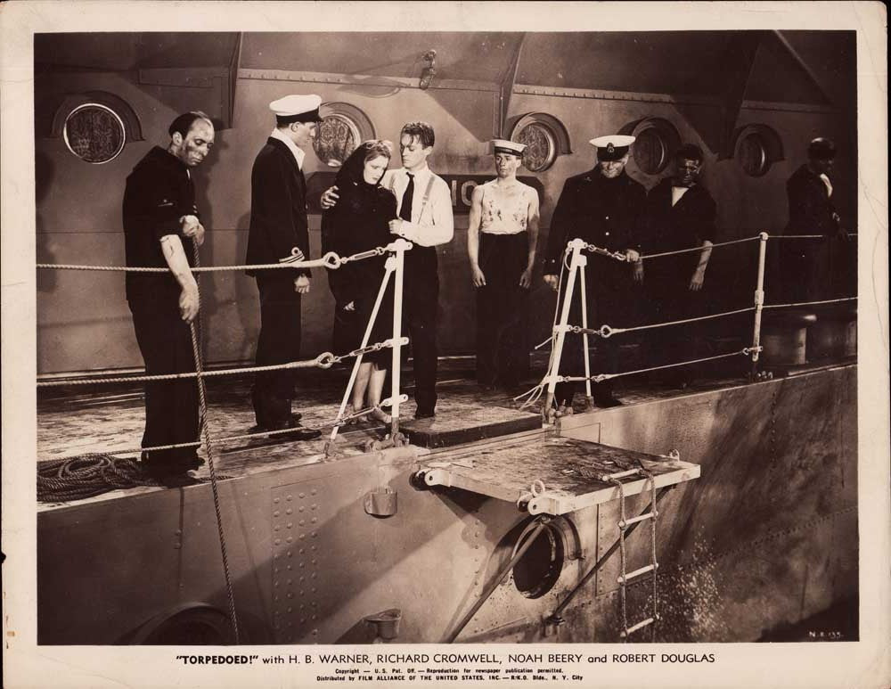Robert Douglas TORPEDOED! Richard Cromwell original 10x8 press photos 1937