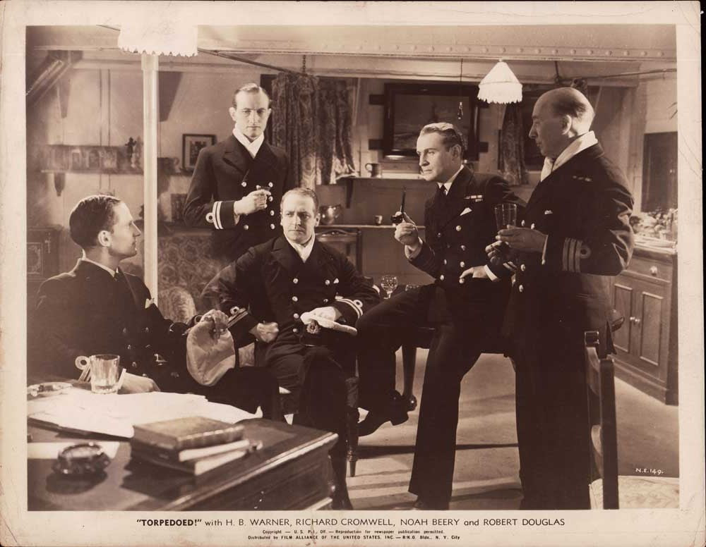 Robert Douglas TORPEDOED! Richard Cromwell original 10x8 press photos 1937