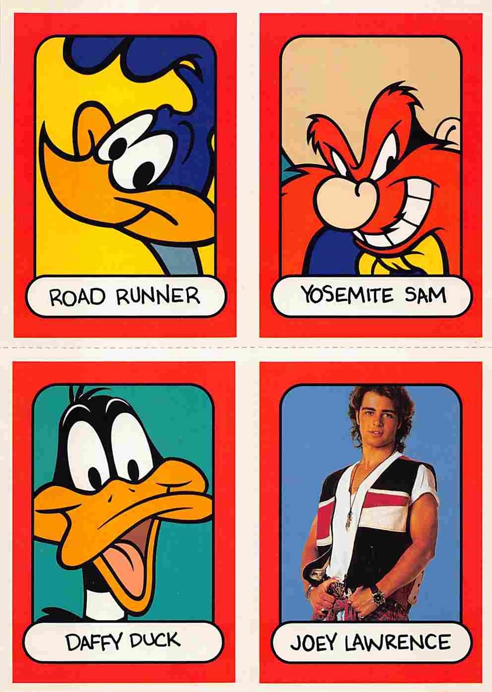 Looney Tunes TOON IN TO SCHOOL 1993 Joey Lawrence 8 promo trading cards Target