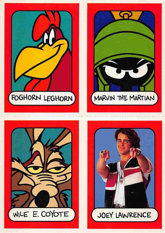 Looney Tunes TOON IN TO SCHOOL 1993 Joey Lawrence 8 promo trading cards Target