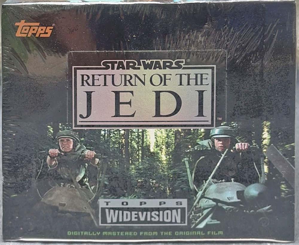 Topps 1995 Star Wars RETURN OF THE JEDI WideVision sealed trading card box