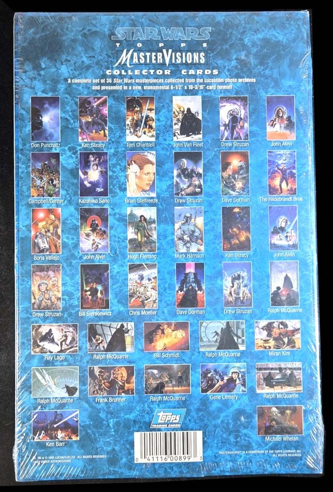 Topps 1995 STAR WARS MASTERVISIONS Premiere Edition factory sealed trading cards