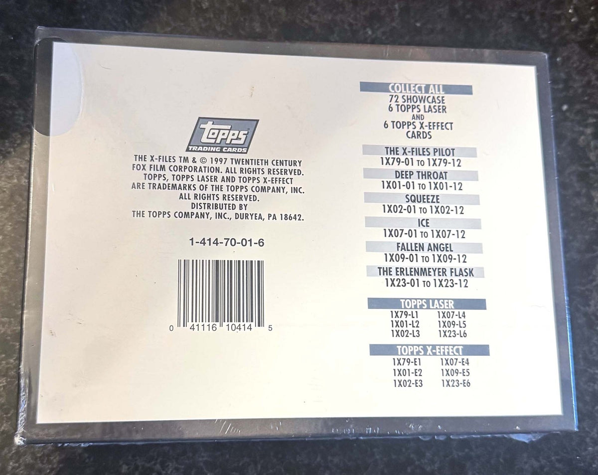 Topps 1997 THE X-FILES SHOWCASE Volume One factory sealed trading card box