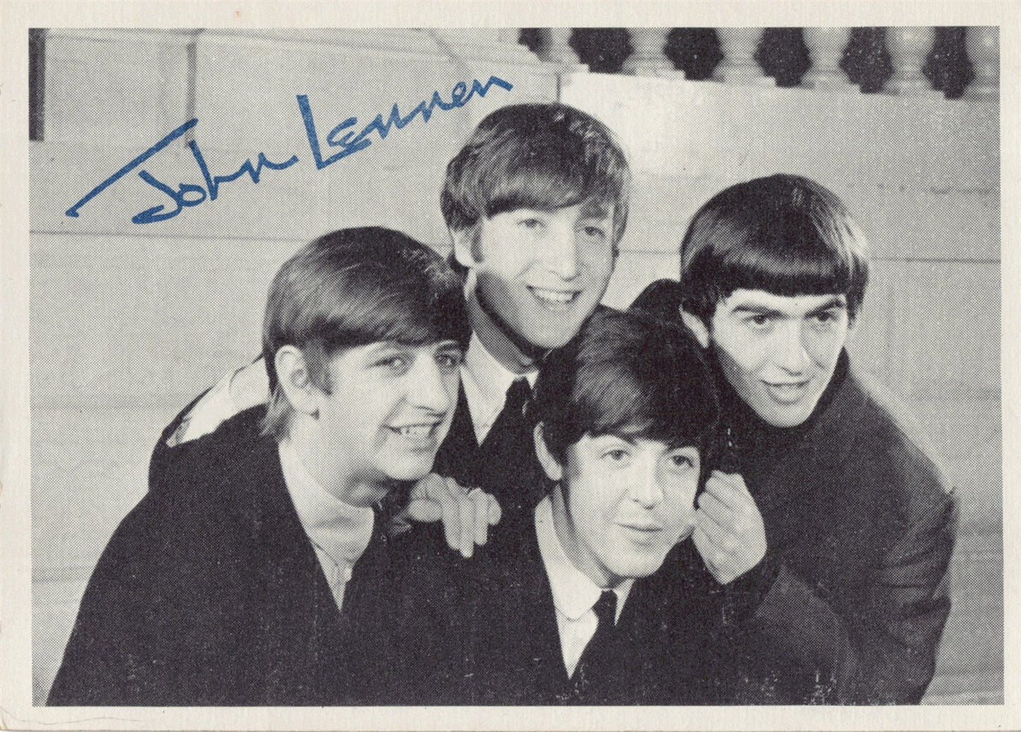 Topps THE BEATLES 1964 black & white trading card #77 2nd Series Fab Four
