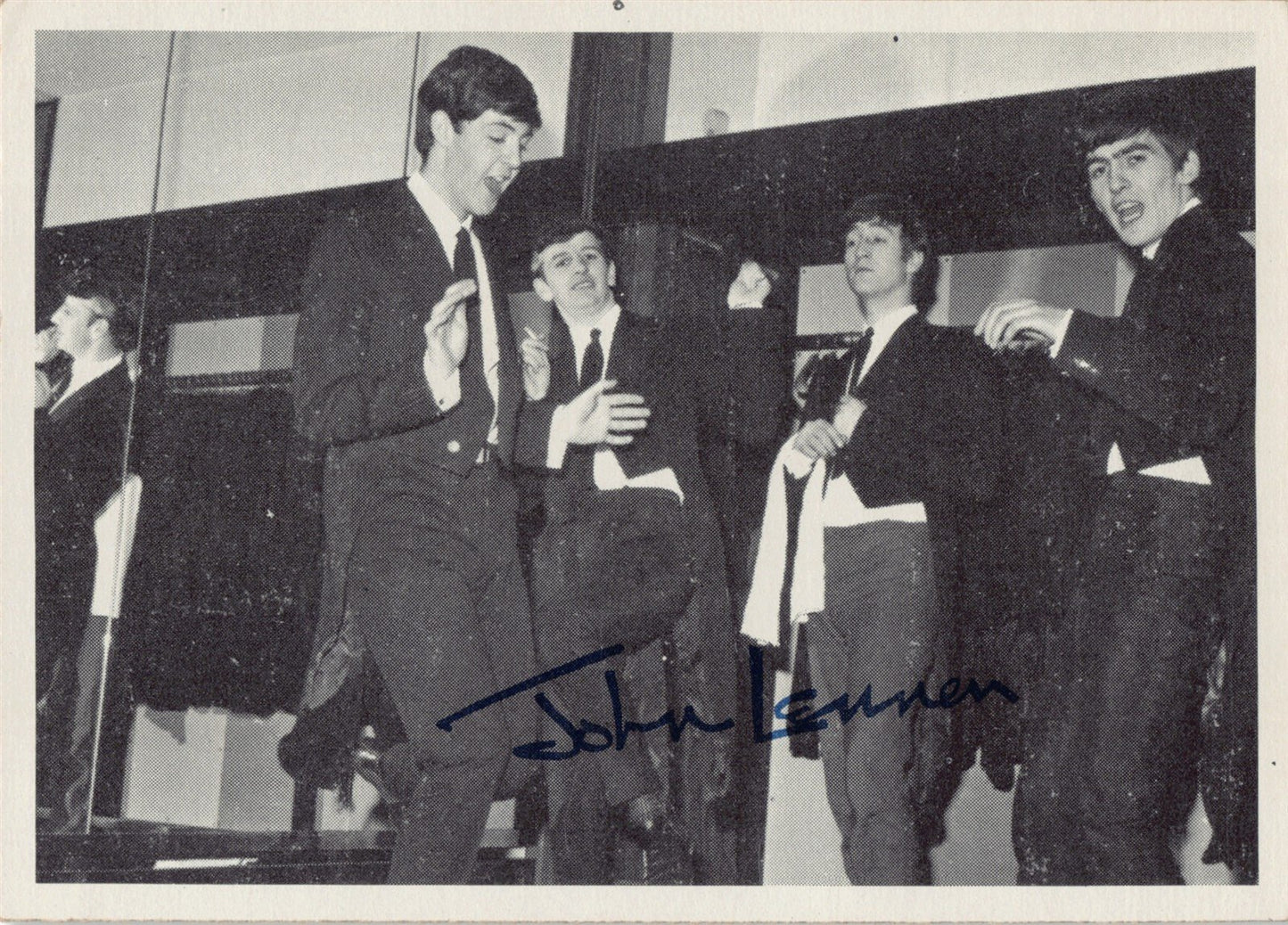 Topps THE BEATLES 1964 2nd Series black & white trading card #97 Fab Four