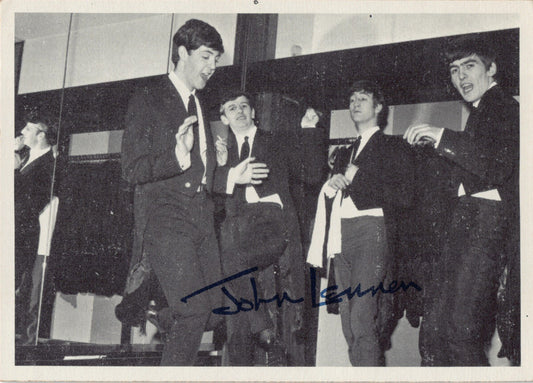 Topps THE BEATLES 1964 2nd Series black & white trading card #97 Fab Four