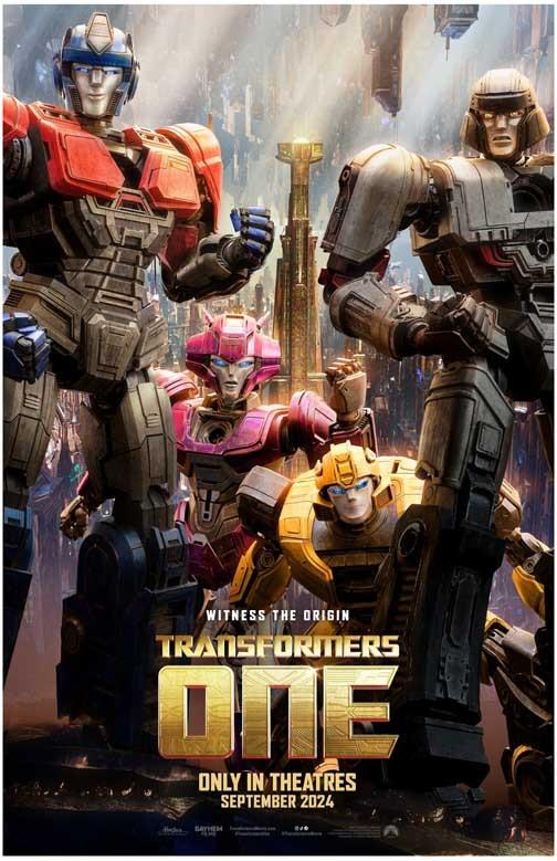 TRANSFORMERS ONE advance movie poster 11x17