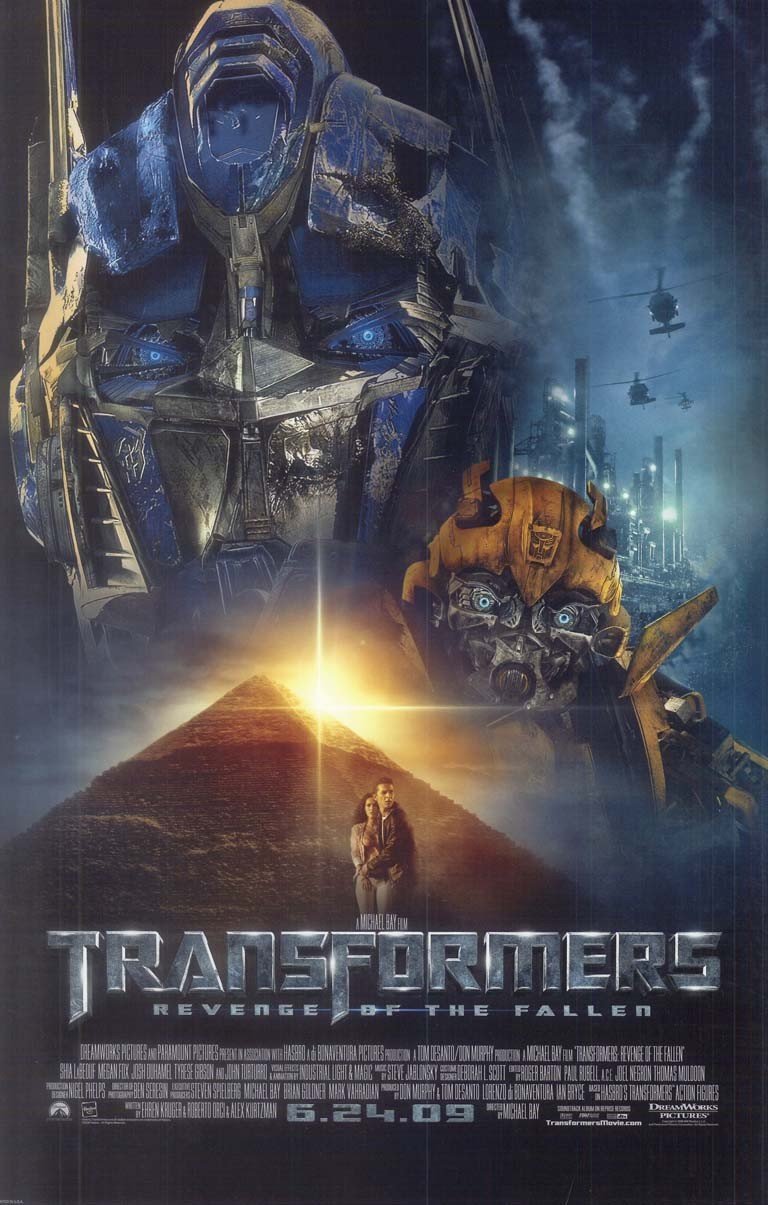 Shia LaBeouf TRANSFORMERS REVENGE OF THE FALLEN original movie poster 11x17